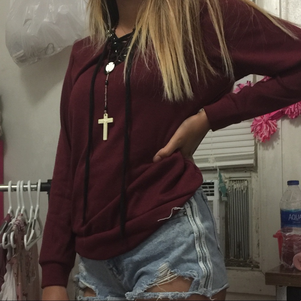 Long sleeve hoodie
